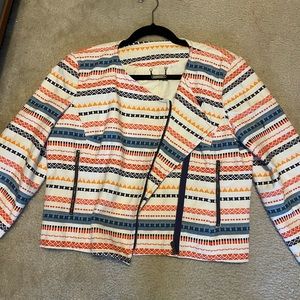 Trina Turk Asymmetric Zipper Jacket